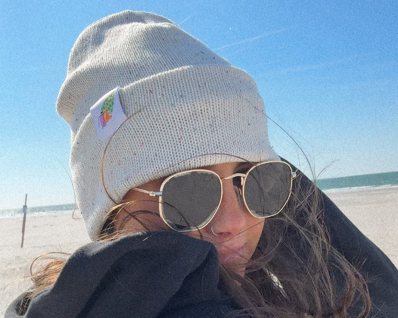 nortons-nest-hammocks-beanies-hermit-crabs-janie-groeling-hats-apparel-clothes-merch-crab-beach-wear-coastal-apparel-pets-pet-supplies