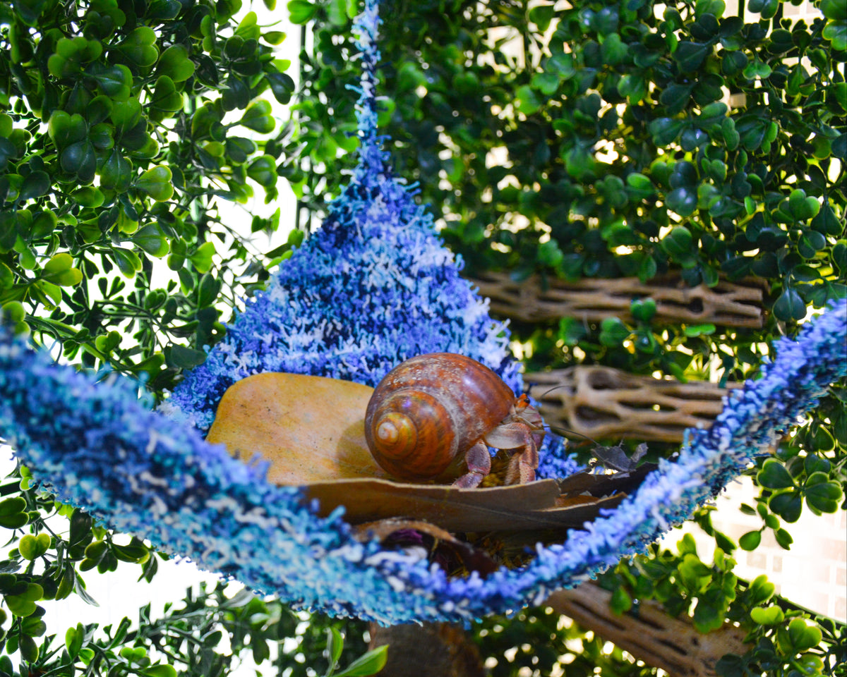 nortons nest hermit crab tank accessories climbing and hiding enrichment  moss hammock reptile hermit crab tank supplies pet supplies janie groeling hermit crab care deep blue mold proof humidity proof machine washable